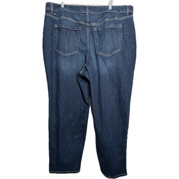 LANE BYRANT Jeans Womens Plus Sz 20 Straight Leg Dark Wash Staple Capsule - Picture 3 of 12